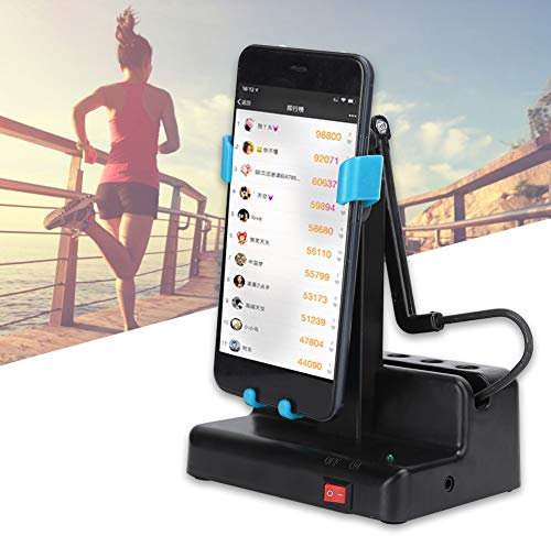 KUIDAMOS Schrittzähler für Handy, Schritte automatisch verdienen Phone Shaker Swing-Bewegung Automatisch, Handyschaukel mit Verstellbarer Halterung, Schnelle Verstärkung