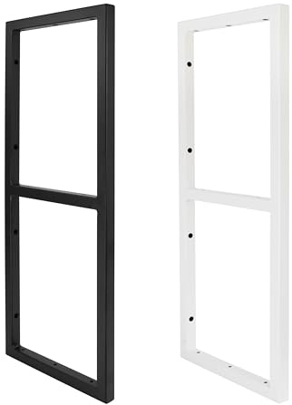 Natural Goods Berlin 2X Regalhalterung GRÜNAU - Wandregal aus Metall in Schwarz - Wand Regalträger für Hängeregale in Wohnzimmer, Küche, Bad und Abstellkammer