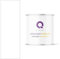 Q-COVER Latexfarbe Abwaschbar 2L (ca.14m2) Schneeweiß Farbton Innenfarbe Wandfarbe Deckenfarbe Klasse 2 Mattfarbe Für Allergiker Scheuerfest Geruchlos Frei Von Voc