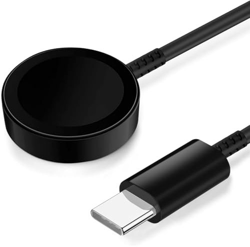 Watch Charger [MFi Certified] USB C to Wireless Magnetic Charger Replacement Fast Charging Dock Compatible with Apple Watch Series 8 7 6 5 4 3 2 SE Ultra (Black)