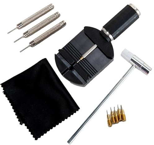 Uhrenarmband Reparatur Werkzeug Set,Uhrenarmband Verbindungsstift Entferner für Uhrenstifte,Uhrenglieder Werkzeug,Uhr Verkleinern Werkzeug