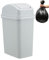 Poubelles avec couvercle, poubelle avec dessus oscillant - Poubelle haute créative de 10 litres,Poubelle de chambre à coucher, poubelle de cuisine a pro