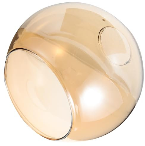 KITANDOVE Glaskugel Leuchten Ersatzschirm Für Pendelleuchte Lampenschirm Aus Glas Retro Design Warmweiß Geeignet Für Bogenlampen Und Kugelleuchten Universell Einsetzbar