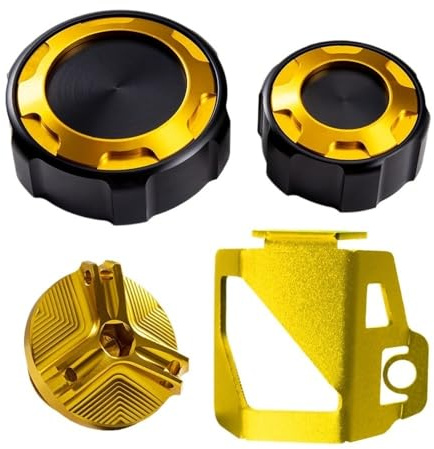 Protecteur Liqui Frein Moto Couvercle D'huile Liquide Frein Avant Et Arrière Accessoires pour Ya&maha YZFR6 YZF-R6 YZF R6 R 6 2010-2023 Couvercle Réservoir Stockage Liquide
