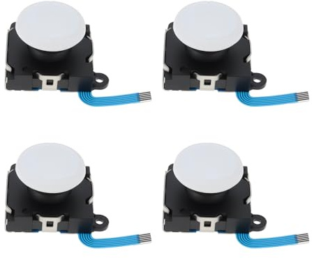 Create idea Lot de 4 joysticks analogiques pour console de jeu compatible avec Switch OLED Lite