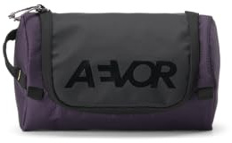 AEVOR Wash Pack Proof Phantom Purple - Lila | Kulturbeutel zum Aufhängen, 3 L, 26 x 14 x 13 cm, 220 g, wasserdicht, mit Spiegel, Duschbeutel & Zahnbürstenfach