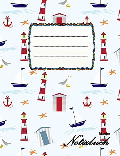 Blanko Notizbuch: A4 Format | 112 Seiten | Notizbuch mit Register | Notizbuch für Jungen und Mädchen | ideal als Tagebuch, Skizzenbuch, Sketchbook, Zeichenbuch oder leeres Malbuch