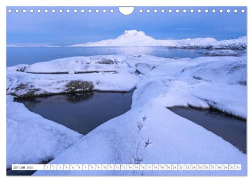 Grönland - Atem der Arktis (Wandkalender 2025 DIN A4 quer), CALVENDO Monatskalender