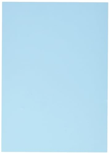 Brunnen 102250030 Karteikarte (A5 unliniert, 100 Stück, eingeschweißt) blau
