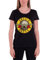 Guns N Roses Bullet Logo Black Womens T-shirt Large