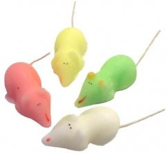 Assorted Colour Sugar Mice x5 Pieces