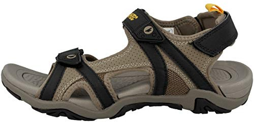 Hi-Tec Men's Crater Open Toe Sandals Dark Taupe/Light Taupe 42, 12 (46 EU)