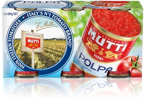 Mutti Finely Chopped Tomatoes, 400 g (Pack of 3)