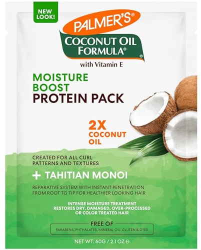 Palmers Coconut Hair Oil Formula With Deep Hair Conditioning Protein Pack , 2.1 Oz ( Pack of 4 )