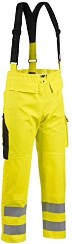 Blaklader 13022003 Regenhose High Visity Level 2, Hallo Vis Gelb, Größe 4XL