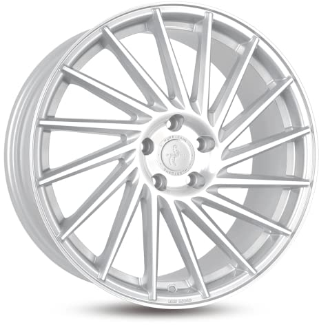 KESKIN KT17 SILVER FRONT POLISH 8,5x19 ET30 5.00x5x112 Hub Hole 72.60 mm - Alu felgen