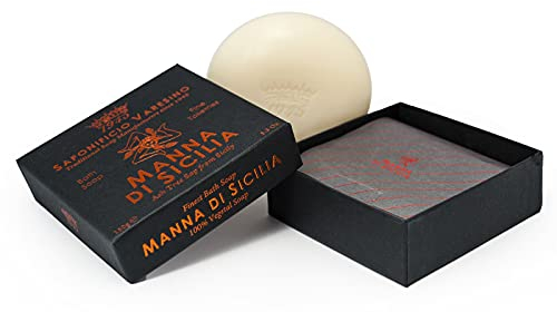 Saponificio Varesino Manna Di Sicilia Badeseife, 150 g, einzigartig, Standard