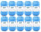 Gründl Wolle Cotton Quick uni - Wolle zum Häkeln aus 100 % Baumwolle - Wolle zum Stricken - glänzendes Baumwollgarn 10 Knäuel 50 g / 125 m - Hellblau