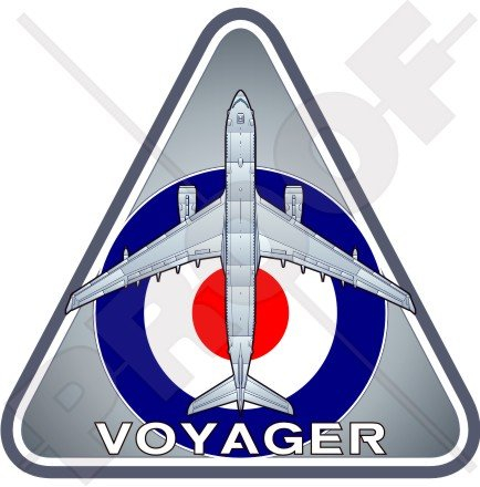 VOYAGER RAF FSTA Airbus Militär A330 MRTT Britische Königliche Luftwaffe UK 95mm Auto & Motorrad Aufkleber, Vinyl Sticker