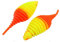 FTM Omura Baits Pongo 6,5cm 3,2g - 5 Gummiköder, Geschmack:Käse, Farbe:neon gelb/neon orange