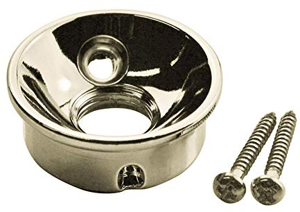 Northwest Guitars Telecaster Compatible Electrosocket Style Jack Plate - Nickel