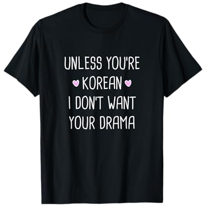 Korean Drama K-Drama Merchandise Kdrama Merch Women Teen T-Shirt