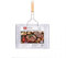 GRATICOLA Doppia per Barbecue con VANO A Conchiglia 41X30 - Marca:DC CASA