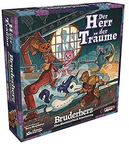 ZMan, Der Herr der Träume – Bruderherz, Erweiterung, Familienspiel, Brettspiel, 2-4 Spieler, Ab 8+ Jahren, 60+ Minuten, Deutsch, Mehrfarbig, Bunt