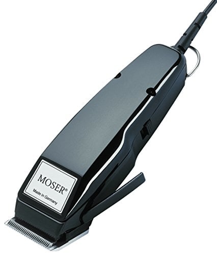 Wahl 1400, tondeuse pour animaux, tondeuse à fil pour chiens, kit de toilettage, toilettage des animaux à domicile, lames affûtées avec précision, légèreté, 4 peignes de fixation, noir