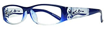 EYEBOGO Kaylee Lunettes de Lecture pour Femme, Lunettes Loupe Femme (Bleue, 3.50)