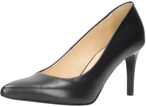 WOJAS - Damen-Pumps | Naturleder | Weiches Futter | Perfekt für Verschiedene Anlässe | Formaler Stil | 9359-51 - Schwarz, Größe 38