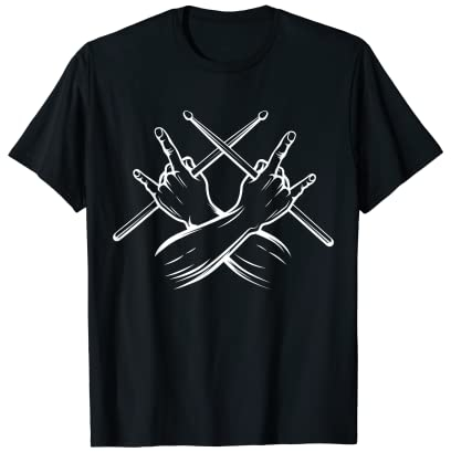 Schlagzeug Drummer Drumsticks Rock Schlagzeuger T-Shirt