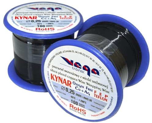 KYNAR - Filo avvolgente da 100 m, colore: Nero
