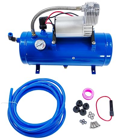 Air Compressor With 6 Liter Tank 150psi DC 12V For Train Horns Truck RV Pickup