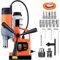 VEVOR Trapano a Colona Magnetico Portatile 1300W Velocità tra 0-810 giri/min 220V-240V 50/60Hz, Trapano Magnetico Diametro di Perforazione Max. 40mm Profondità Max. 50mm Forza Magnetica Fino a 13000N