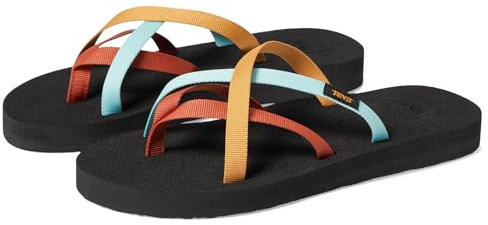 Teva Women's Olowahu Flip-Flop, Refract Multi, 5 UK