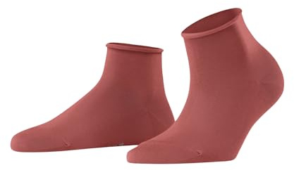 FALKE Women's Cotton Touch W Sso Thin Plain 1 Pair Socks, Red Lobster 8862, 2.5-5