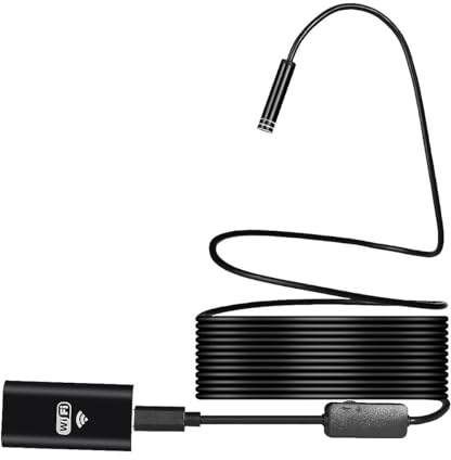 POFET Endoskopkamera, WLAN-Inspektionskamera, 8 mm, für PC, Laptop, Computer, Smartphone, Pad, unterstützt iOS, Android, Windows