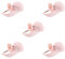 Paowsietiviity Fan Cooling Baseball Cap USB Charging Unisex Sun Visor Hat Peaked Caps Pink, 5er-Set (Rosa), One size