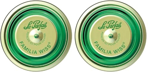 Le Parfait - familia wiss - Boite de 12 capsules Familia Wiss - 100mm - Vert (Lot de 2)