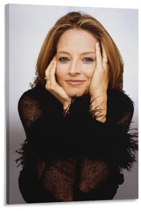 MEIYAN American Film Actresses Jodie Foster Poster2 Home Decor Poster Wandkunst Hängende Bild Druck Dekorative Malerei Poster 20 x 30 cm
