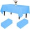 Newthinking Einweg Party Tischdecken, Rechteckig, 137 x 274 cm, 4 Stück, Kunststoff-Tischdecke für Party, Hochzeit, Grillen,Picknick, Weihnachten (Blau)