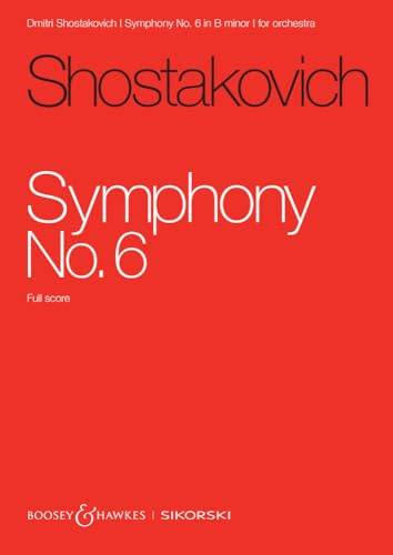 Sinfonie Nr. 6: op. 54. Orchester. Studienpartitur. (Schostakowitsch Neuausgaben)
