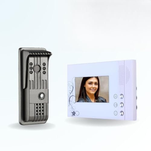 BT Security Portier interphone vidéo PILI 4 Fils - 1 écran Blanc