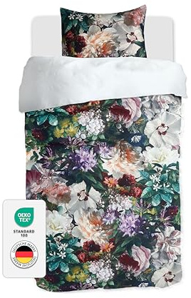 Premium Satin-bettwäsche verschiedene Designs (Marrakech, 155x220 cm)