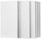 UMIACOUSTICS 6 Packs Acoustic Panel,47.2 x 23.6 Inches Decorative Sound Proof Panel for Office,Home Theater,Studio,White