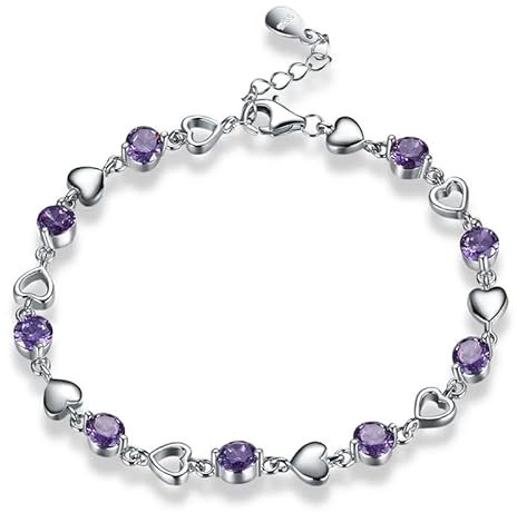 Lotus Karen Lucky Leaf Wheat Pulseras de tenis ajustables para mujeres Encanto redondo Pulseras de zirconia cúbica para cumpleaños Navidad Día de la Madre Aniversario Regalos de graduado para mujere