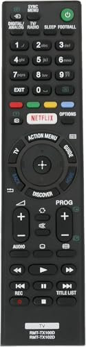 RMT-TX100D RMT-TX102D Replace Universal Remote Control Fit for Sony LCD TV 43W800D KD-43X83 KD-43X8307C KD-43X8309C KD-49X8005C KD-49X8305C KD-49X8308C KD-49X8309C KD-55S8505C KD-55X8005C