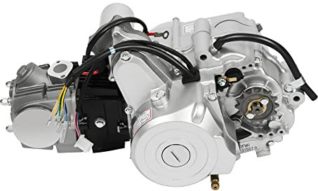 vinnyooc 125CC 4 Takt Motor, Mini Benzinmotor, Motor Kit Vorwärts Neutral Rückwärts für Go Kart Quad Dirt Bike ATV