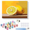 RICUVED Citron Peinture par Numéros DIY Kit 20x30cm pour Adultes Enfants avec Cadre en Bois–Citron DIY Peinture à l'huile par Numéros sur Toile Artisanat avec Pinceaux Peintures Acryliques Décoration